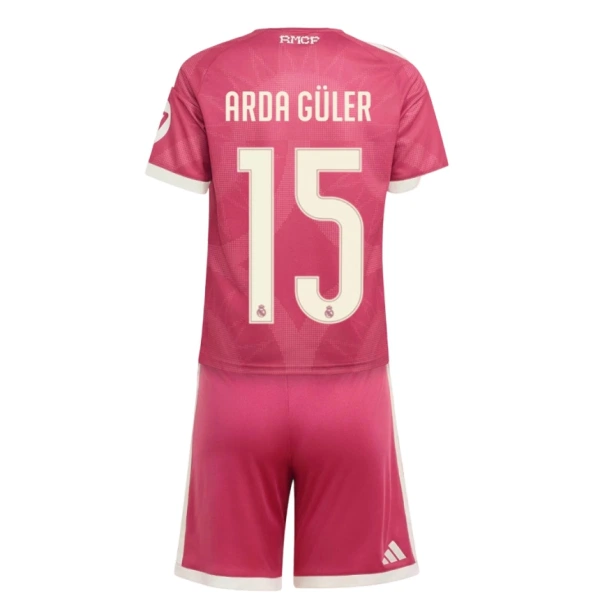 Real Madrid Arda Guler 15 Derde Tenue Kinderen 26/27 Real Madrid Arda Guler 15 Derde Tenue Kinderen 26/27