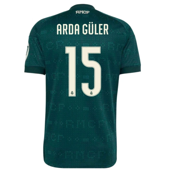 Real Madrid Arda Guler 15 Uitshirt 26/27 Real Madrid Arda Guler 15 Uitshirt 26/27