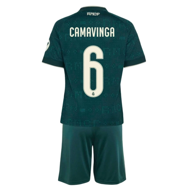 Real Madrid Eduardo Camavinga 6 Uittenue Kinderen 26/27