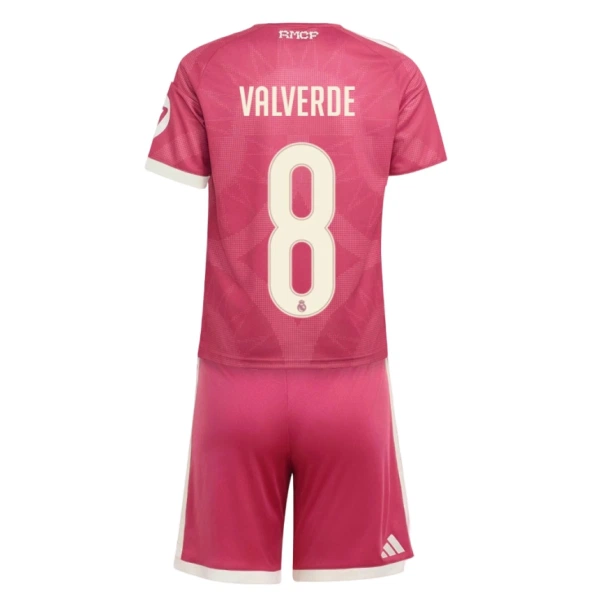 Real Madrid Federico Valverde 8 Derde Tenue Kinderen 26/27 Real Madrid Federico Valverde 8 Derde Tenue Kinderen 26/27