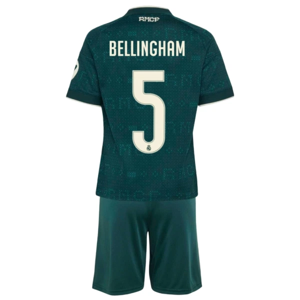 Real Madrid Jude Bellingham 5 Uittenue Kinderen 26/27 Real Madrid Jude Bellingham 5 Uittenue Kinderen 26/27
