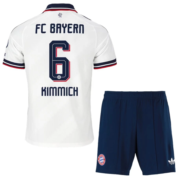 FC Bayern München Joshua Kimmich 6 Uittenue Kinderen 26/27 FC Bayern München Joshua Kimmich 6 Uittenue Kinderen 26/27