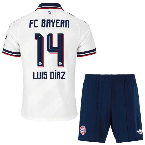 FC Bayern München Luis Díaz 14 Uittenue Kinderen 26/27