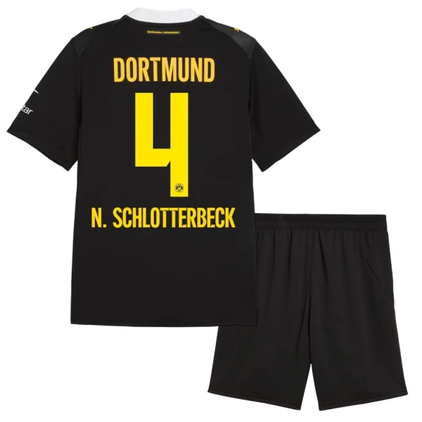 Borussia Dortmund Nico Schlotterbeck 4 Uittenue Kinderen 26/27 Borussia Dortmund Nico Schlotterbeck 4 Uittenue Kinderen 26/27