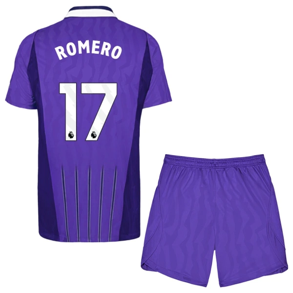 Tottenham Hotspur Cristian Romero 17 Derde Tenue Kinderen 26/27 Tottenham Hotspur Cristian Romero 17 Derde Tenue Kinderen 26/27