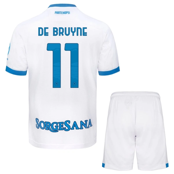 SSC Napoli Kevin De Bruyne 11 Uittenue Kinderen 26/27 SSC Napoli Kevin De Bruyne 11 Uittenue Kinderen 26/27