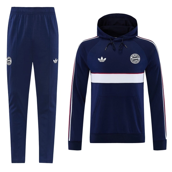 Bayern München Trainingssweaterset met Capuchon 26/27 Marine Bayern München Trainingssweaterset met Capuchon 26/27 Marine