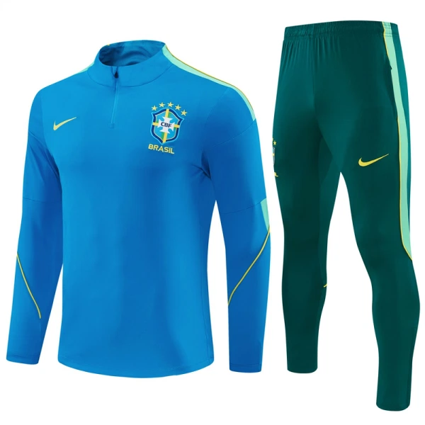 Brazilië Trainingssweaterset 26/27 Blauw Brazilië Trainingssweaterset 26/27 Blauw