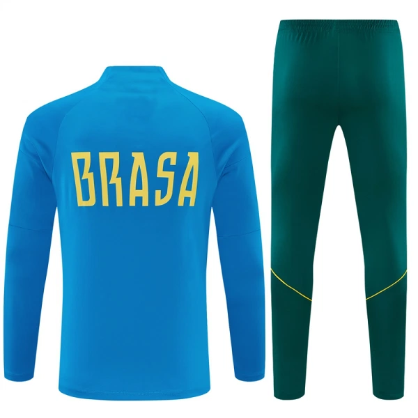 Brazilië Trainingssweaterset 26/27 Blauw
