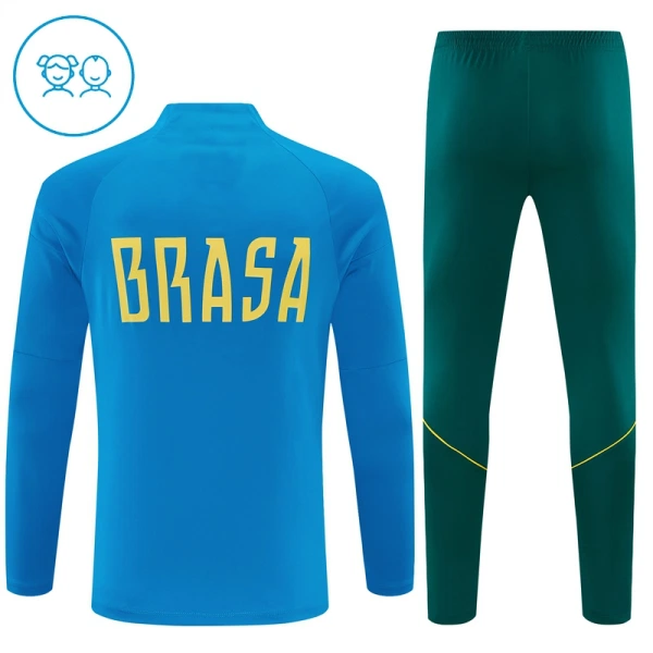 Brazilië Trainingssweaterset Kinderen 26/27 Blauw