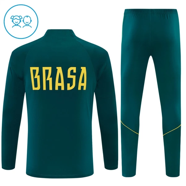 Brazilië Trainingssweaterset Kinderen 26/27 Groente