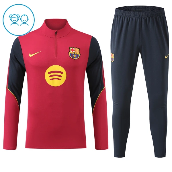 FC Barcelona Trainingssweaterset Kinderen 26/27 Rood FC Barcelona Trainingssweaterset Kinderen 26/27 Rood
