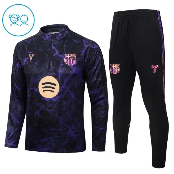 FC Barcelona Trainingssweaterset Kinderen 26/27 Zwart FC Barcelona Trainingssweaterset Kinderen 26/27 Zwart