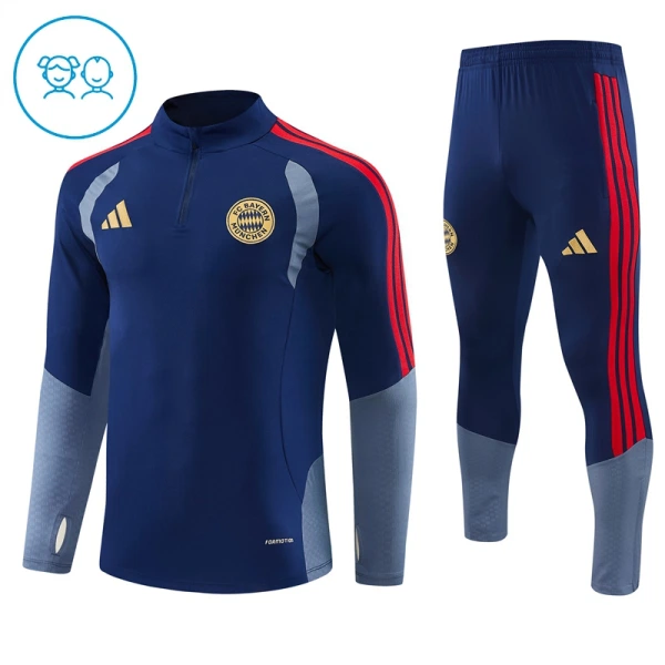 FC Bayern München Trainingssweaterset Kinderen 26/27 Blauw
