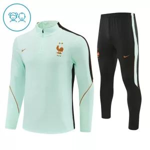 Frankrijk Trainingssweaterset Kinderen 26/27 Wit