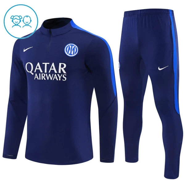 Inter Milan Trainingssweaterset Kinderen 26/27 Blauw Inter Milan Trainingssweaterset Kinderen 26/27 Blauw