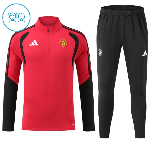 Manchester United Trainingssweaterset Kinderen 26/27 Rood Manchester United Trainingssweaterset Kinderen 26/27 Rood