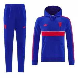 Manchester United Trainingssweaterset met Capuchon 26/27 Blauw