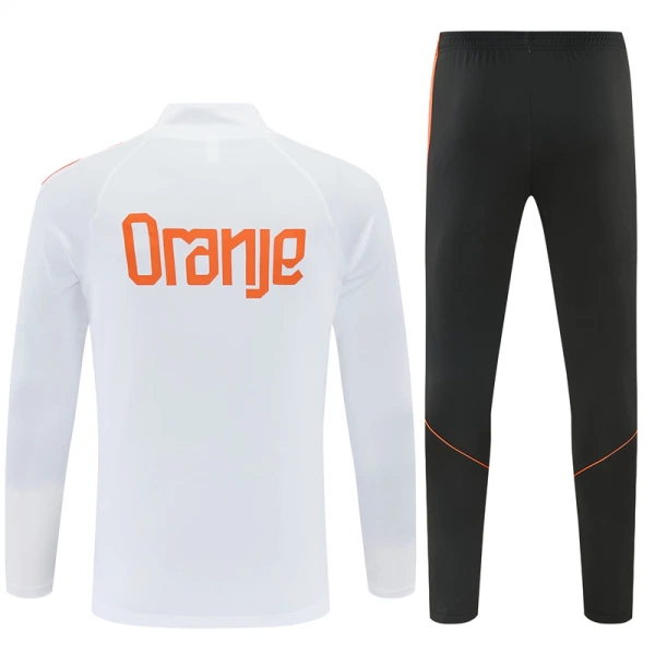 Nederland Trainingssweaterset 26/27 Wit