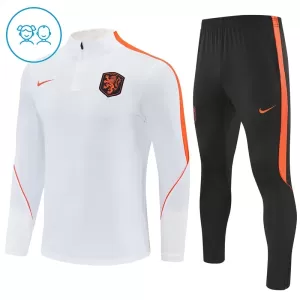 Nederland Trainingssweaterset Kinderen 26/27 Wit