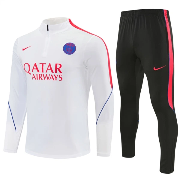 Paris Saint-Germain Trainingssweaterset 26/27 Wit Paris Saint-Germain Trainingssweaterset 26/27 Wit