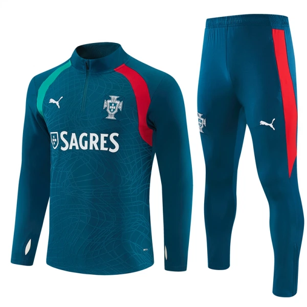 Portugal Trainingssweaterset 26/27 Blauw Portugal Trainingssweaterset 26/27 Blauw