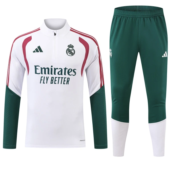 Real Madrid Trainingssweaterset 26/27 Wit