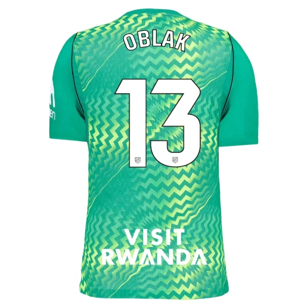 Atlético Madrid Jan Oblak 13 Doelman Shirt 26/27 Groente Atlético Madrid Jan Oblak 13 Doelman Shirt 26/27 Groente