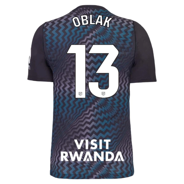 Atlético Madrid Jan Oblak 13 Doelman Shirt 26/27 Zwart Atlético Madrid Jan Oblak 13 Doelman Shirt 26/27 Zwart