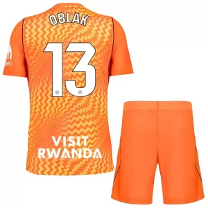 Atlético Madrid Jan Oblak 13 Doelman Tenue Kinderen 26/27 Oranje