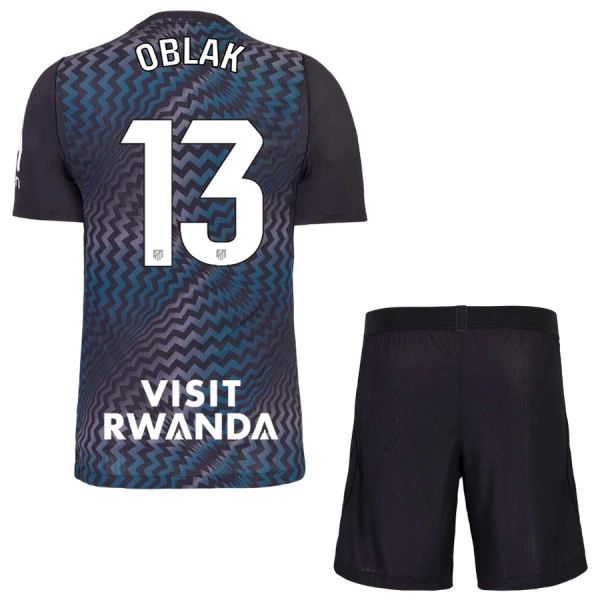 Atlético Madrid Jan Oblak 13 Doelman Tenue Kinderen 26/27 Zwart Atlético Madrid Jan Oblak 13 Doelman Tenue Kinderen 26/27 Zwart