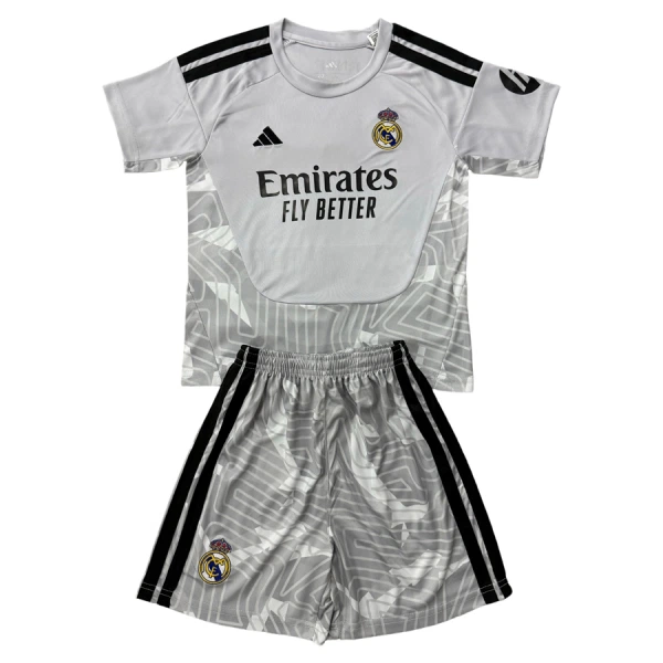 Real Madrid Doelman Tenue Kinderen 26/27 Grijs Real Madrid Doelman Tenue Kinderen 26/27 Grijs