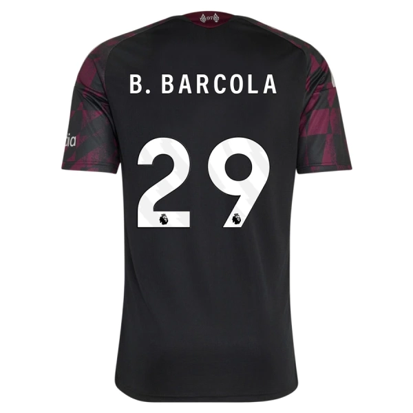 Liverpool B. Barcola 29 Derde Shirt 26/27 Liverpool B. Barcola 29 Derde Shirt 26/27
