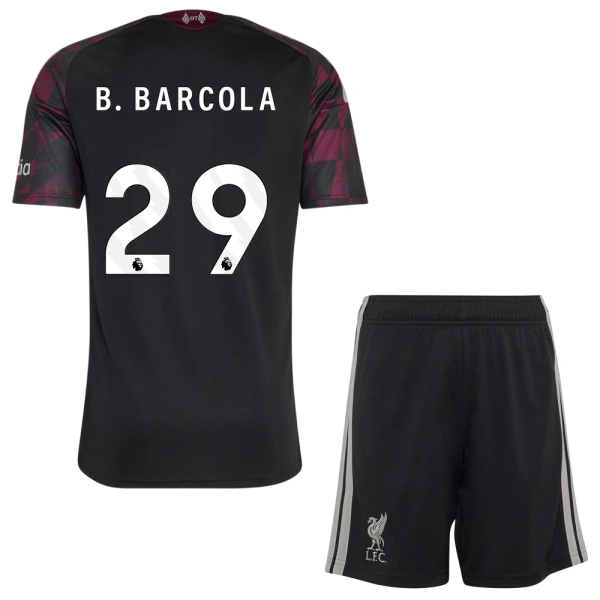 Liverpool B. Barcola 29 Derde Tenue Kinderen 26/27 Liverpool B. Barcola 29 Derde Tenue Kinderen 26/27