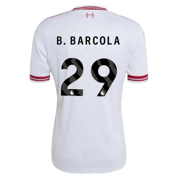 Liverpool B. Barcola 29 Uitshirt 26/27 Liverpool B. Barcola 29 Uitshirt 26/27