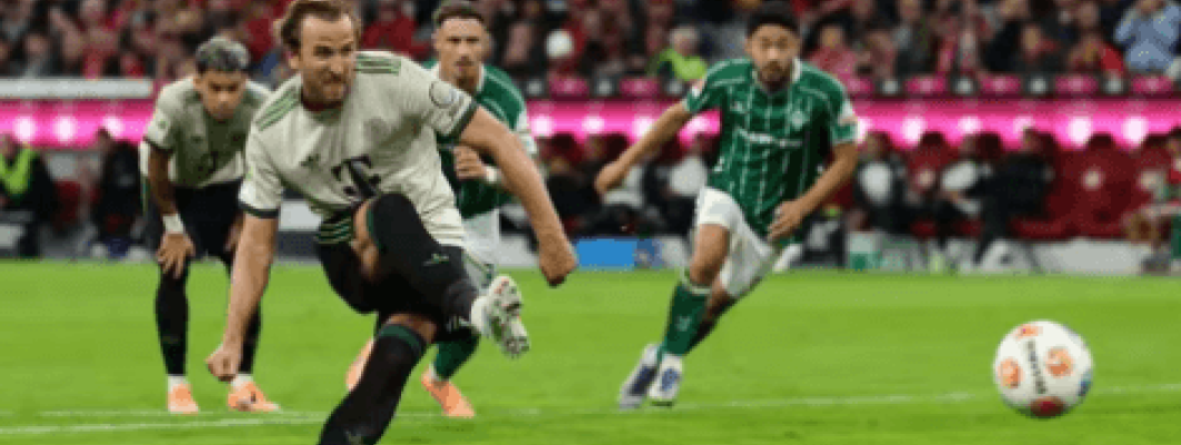 Kane bereikt mijlpaal van 100 doelpunten voor Bayern München Kane bereikt mijlpaal van 100 doelpunten voor Bayern München