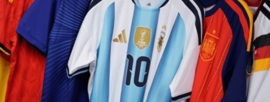 De shirts van het Argentijnse nationale team voeren de wereldwijde verkooplijst aan