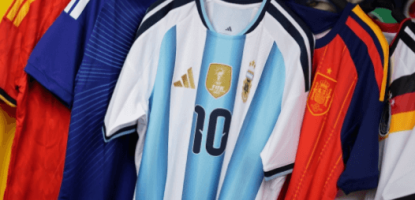 De shirts van het Argentijnse nationale team voeren de wereldwijde verkooplijst aan